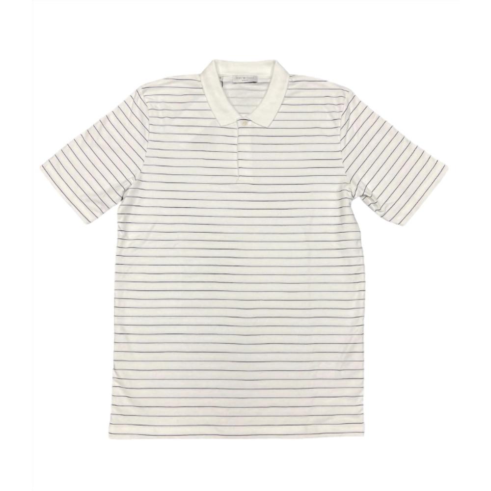 NEW SELECTED short sleeved polo shirt in bright white